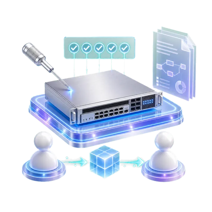 Instalación, configuración, pruebas, documentación y transferencia al equipo interno