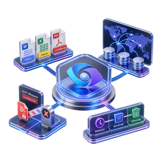 Clasificación, prevención de pérdida y gobierno de datos con Microsoft Purview
